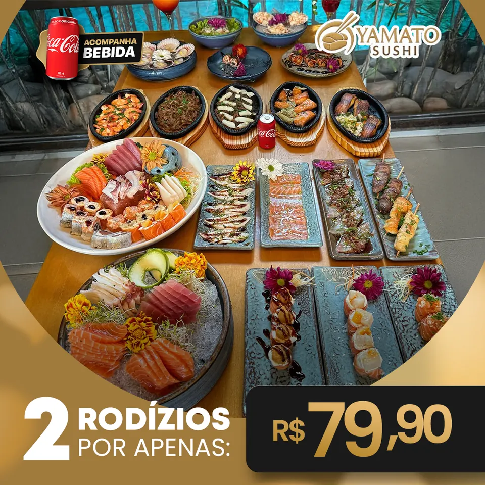 2x RODÍZIO COMPLETO | APENAS HOJE!